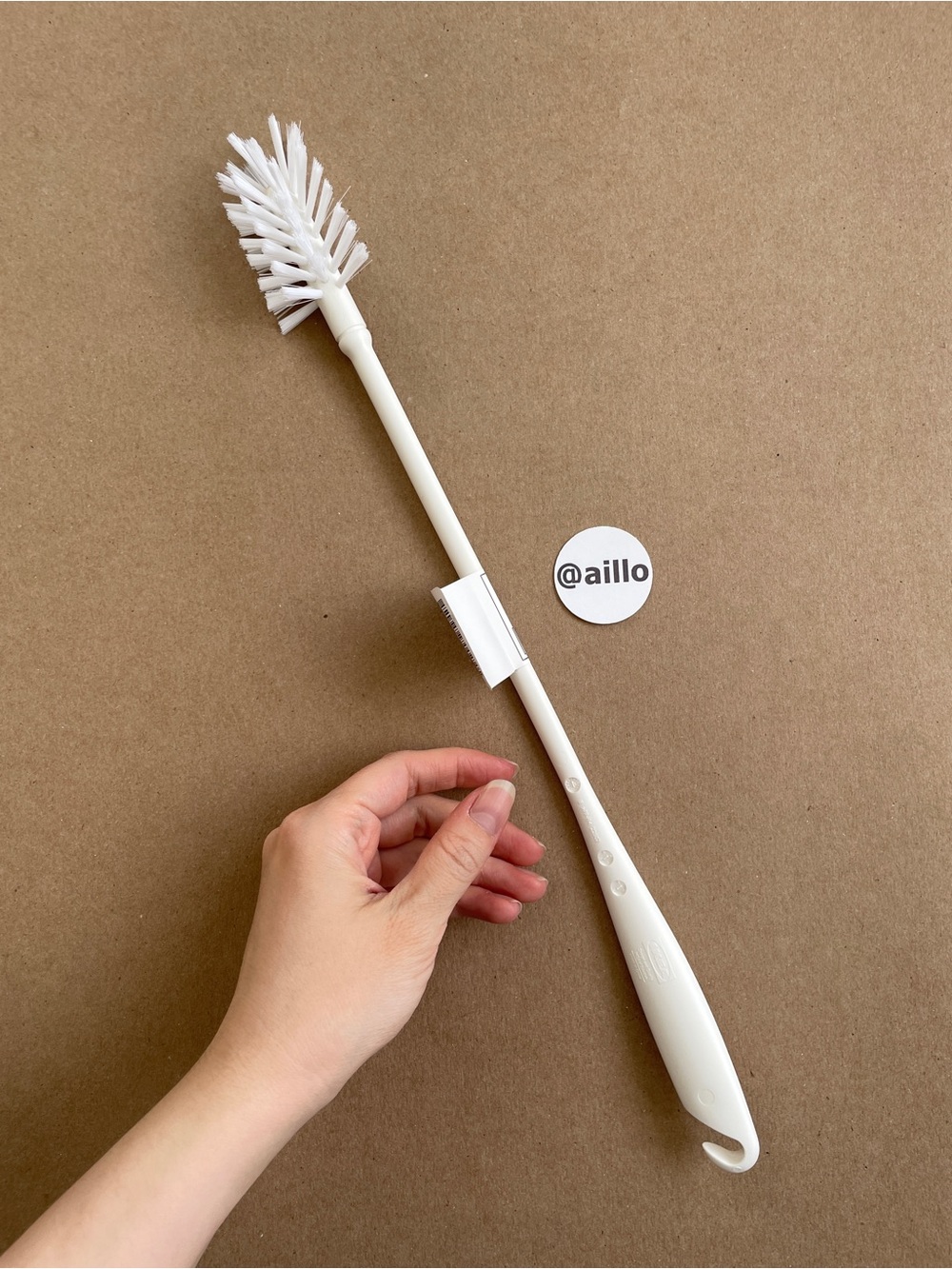 IKEA MEDELVAG Bottle brush, white